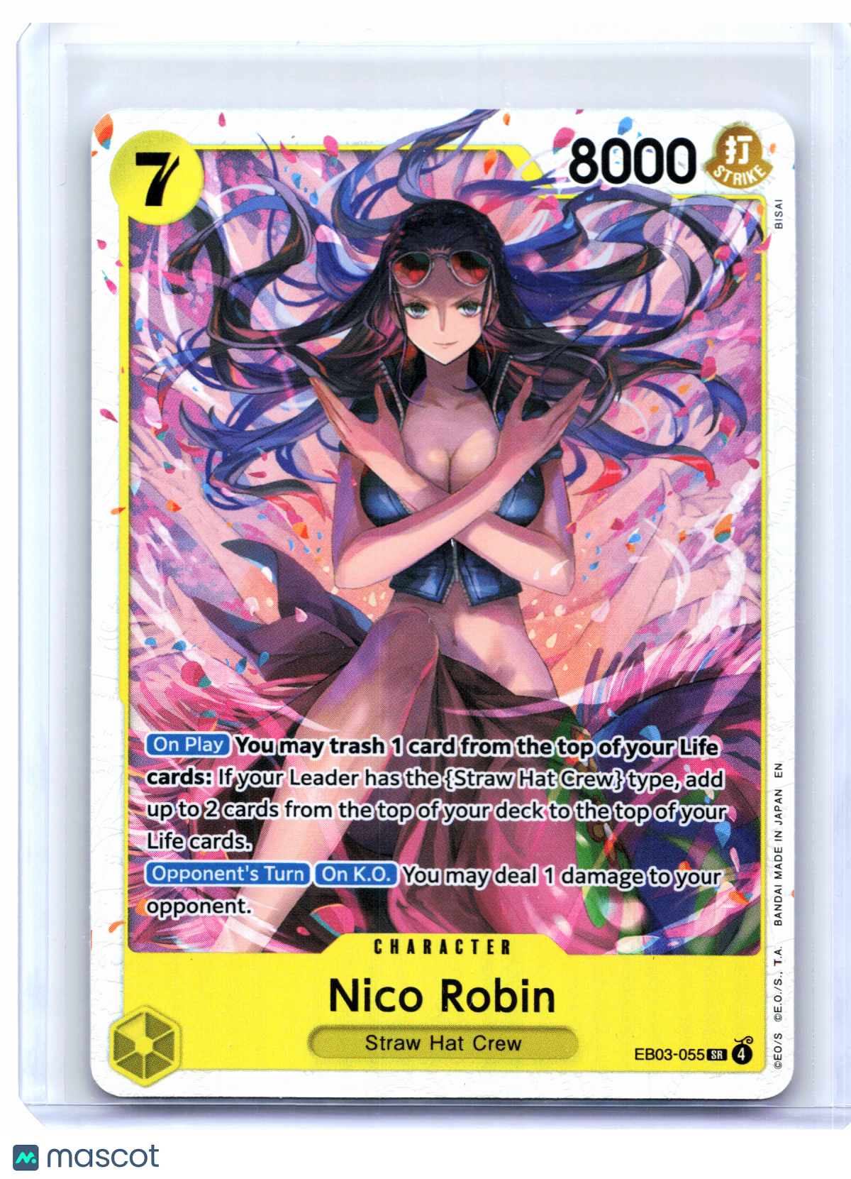 2026 One Piece Card Game—Nico Robin #EB03-055 Heroines Edition—Super Rare Foil