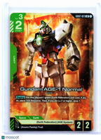 2025 Gundam Card Game—Gundam AGE-1 Normal #GD02-021 Dual Impact—Legend Rare Foil