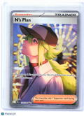 2025 Pokemon—N's Plan #170/086 Black Bolt—Special Illustration Rare Holo [LP]