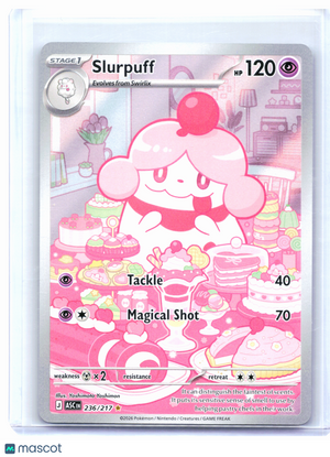 2026 Pokemon—Slurpuff #236/217 Ascended Heroes—Illustration Rare Holo [LP]