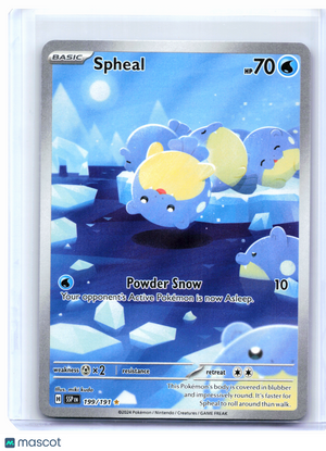 2024 Pokemon—Spheal #199/191 Surging Sparks—Illustration Rare Holo [LP]