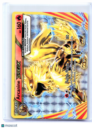 2017 Pokemon—Arcanine BREAK #XY180 XY Promos—Black Star Promo Holo [HP]