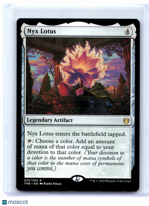 2020 Magic: The Gathering—Nyx Lotus #235 Theros Beyond Death—Rare Nonfoil