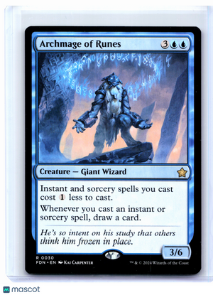 2024 Magic: The Gathering—Archmage of Runes #0030 Foundations—Rare Nonfoil
