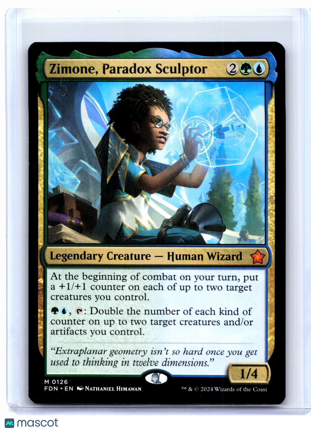 2024 Magic: TG—Zimone, Paradox Sculptor #0126 Foundations—Mythic Nonfoil