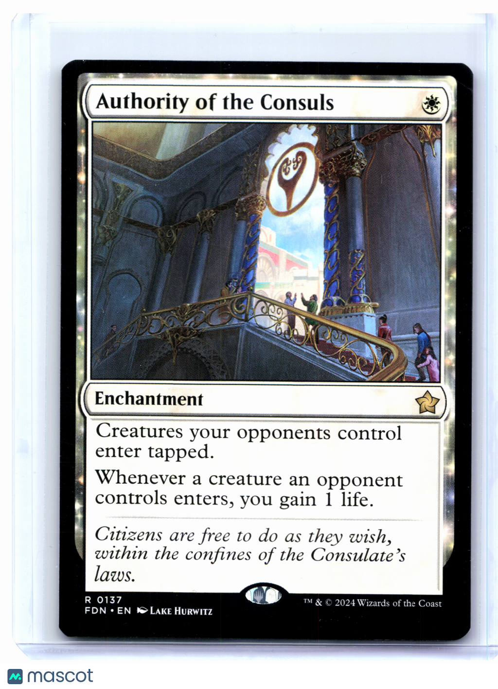 2024 Magic: The Gathering—Authority of the Consuls #137 Foundations—Rare Nonfoil