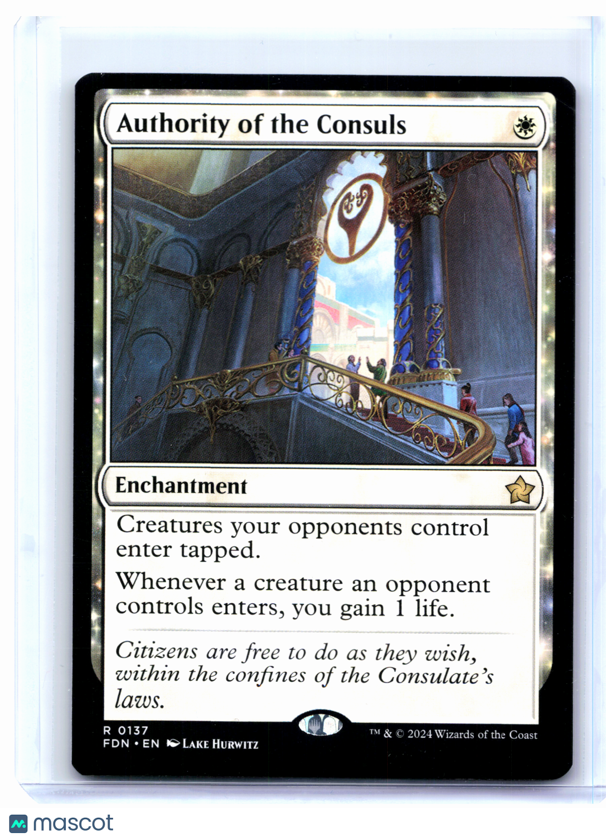 2024 Magic: The Gathering—Authority of the Consuls #137 Foundations—Rare Nonfoil