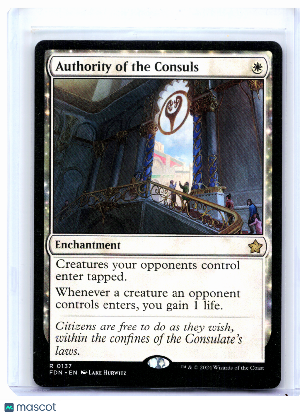2024 Magic: The Gathering—Authority of the Consuls #137 Foundations—Rare Nonfoil