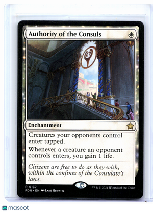 2024 Magic: The Gathering—Authority of the Consuls #137 Foundations—Rare Nonfoil