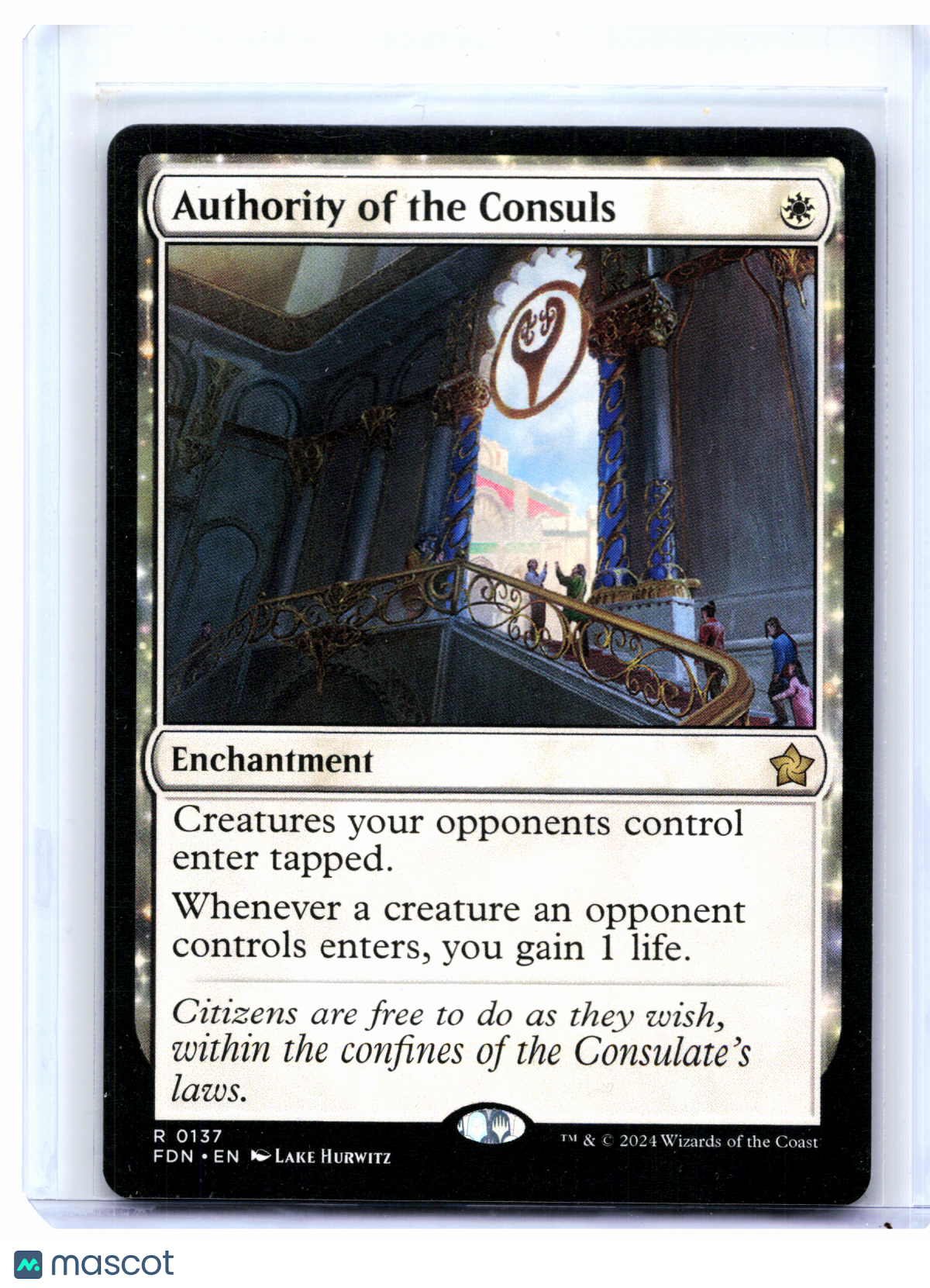 2024 Magic: The Gathering—Authority of the Consuls #137 Foundations—Rare Nonfoil