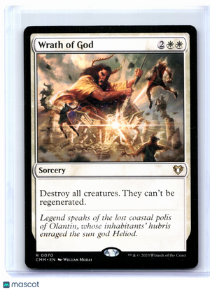 2023 Magic: The Gathering—Wrath of God #0070 Commander Masters—Rare Nonfoil [LP]