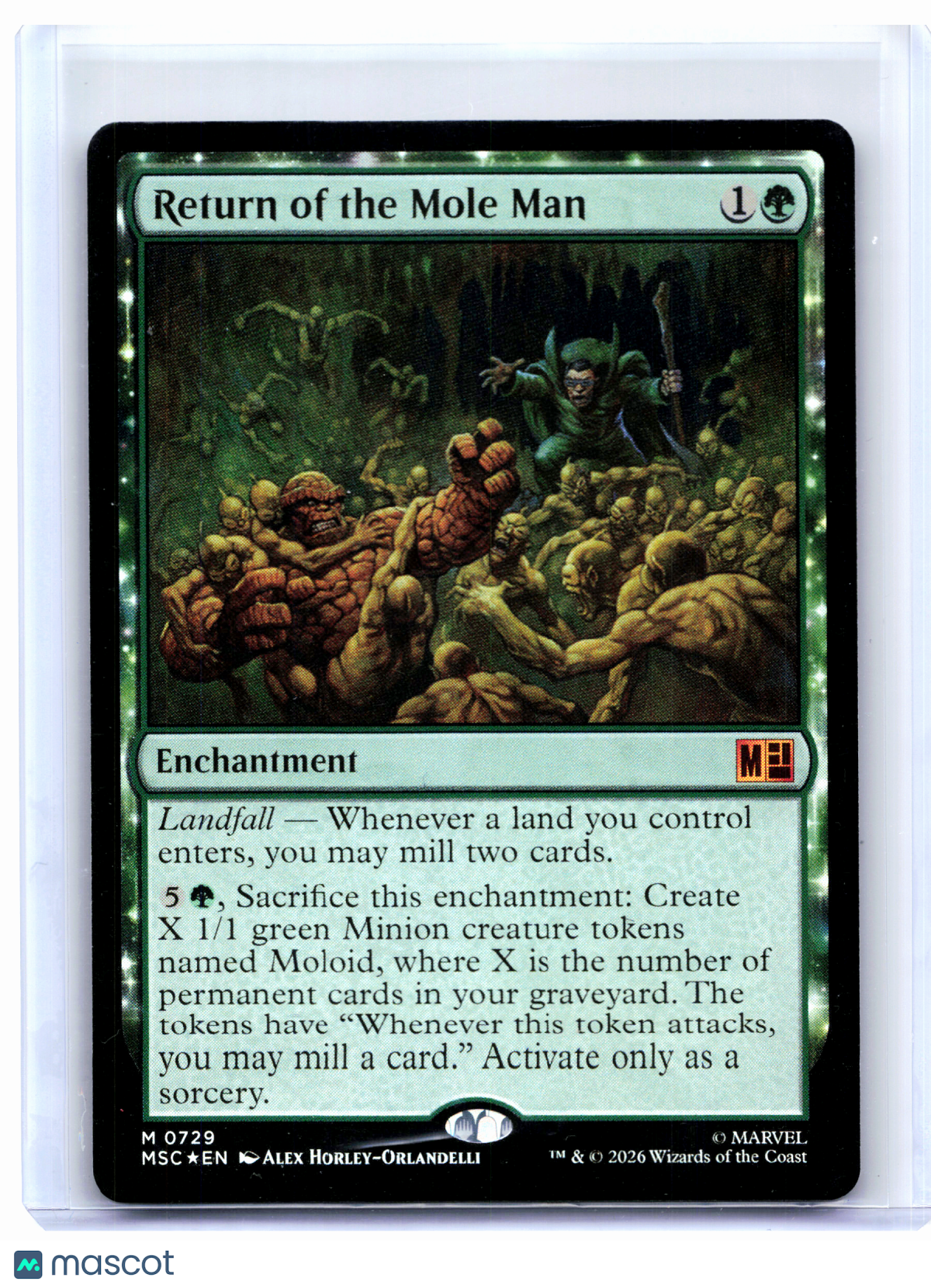 2026 Magic: The Gathering—Return of the Mole Man #0729 MSC—Mythic Foil