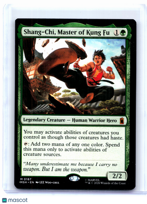 2026 Magic: TG—Shang-Chi, Master of Kung Fu #0187 MSH—Mythic Nonfoil