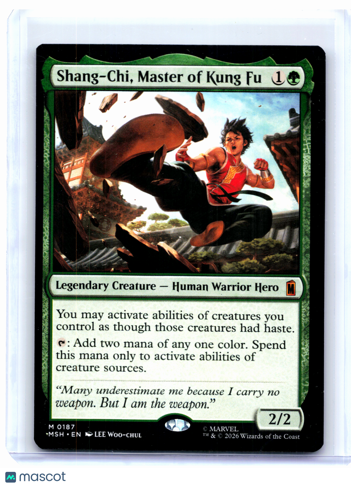 2026 Magic: TG—Shang-Chi, Master of Kung Fu #0187 MSH—Mythic Nonfoil