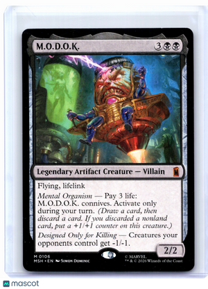 2026 Magic: The Gathering—M.O.D.O.K. #0106 Marvel Super Heroes—Mythic Nonfoil