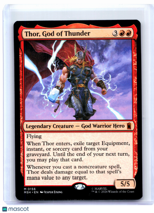 2026 Magic: TG—Thor, God of Thunder #156 Marvel Super Heroes—Mythic Nonfoil [LP]