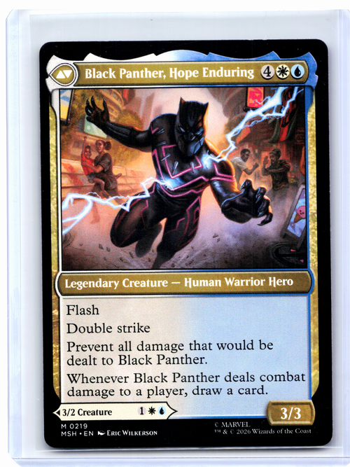 2026 Magic: TG—King T'Challa #0219 Marvel Super Heroes—Mythic Nonfoil [LP]
