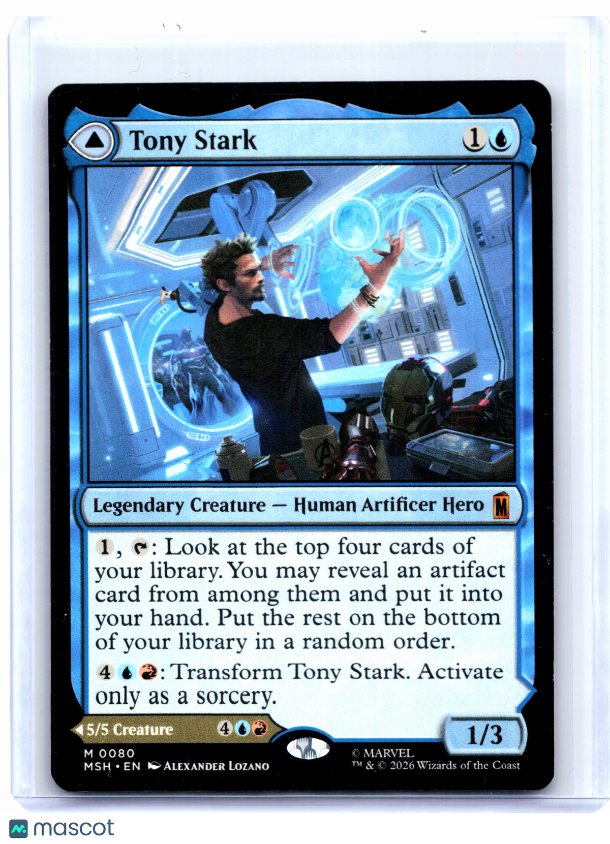 2026 Magic: TG—Tony Stark #0080 Marvel Super Heroes—Mythic Nonfoil