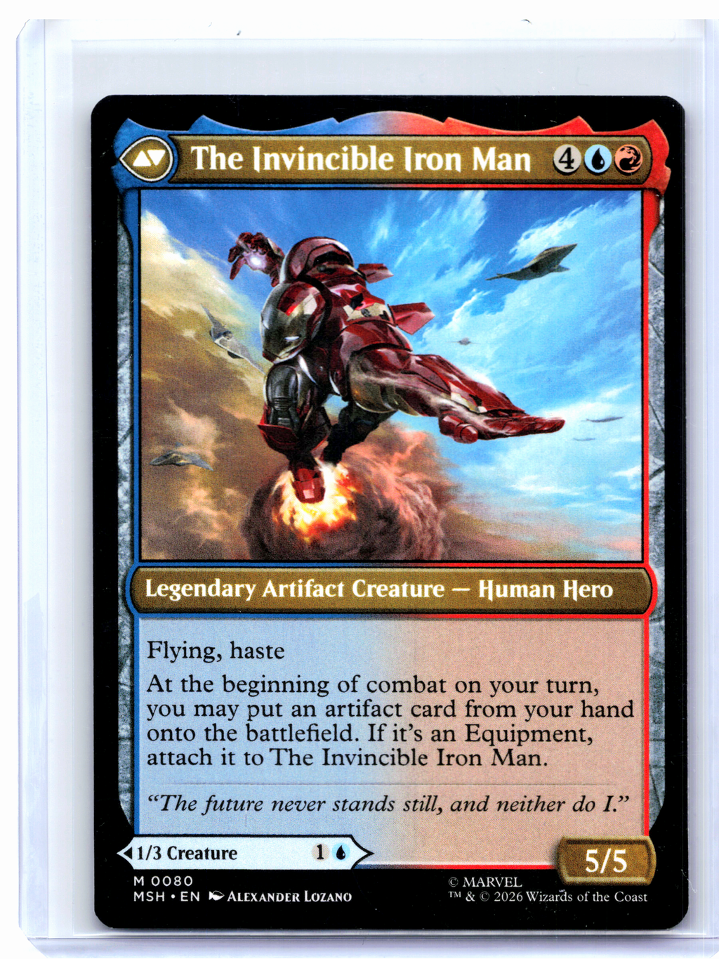 2026 Magic: TG—Tony Stark #0080 Marvel Super Heroes—Mythic Nonfoil