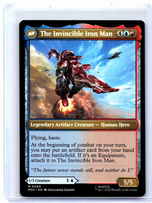 2026 Magic: TG—Tony Stark #0080 Marvel Super Heroes—Mythic Nonfoil