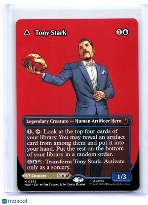 2026 Magic: TG—Tony Stark (Borderless) #0363 Marvel Super Heroes—Mythic Nonfoil