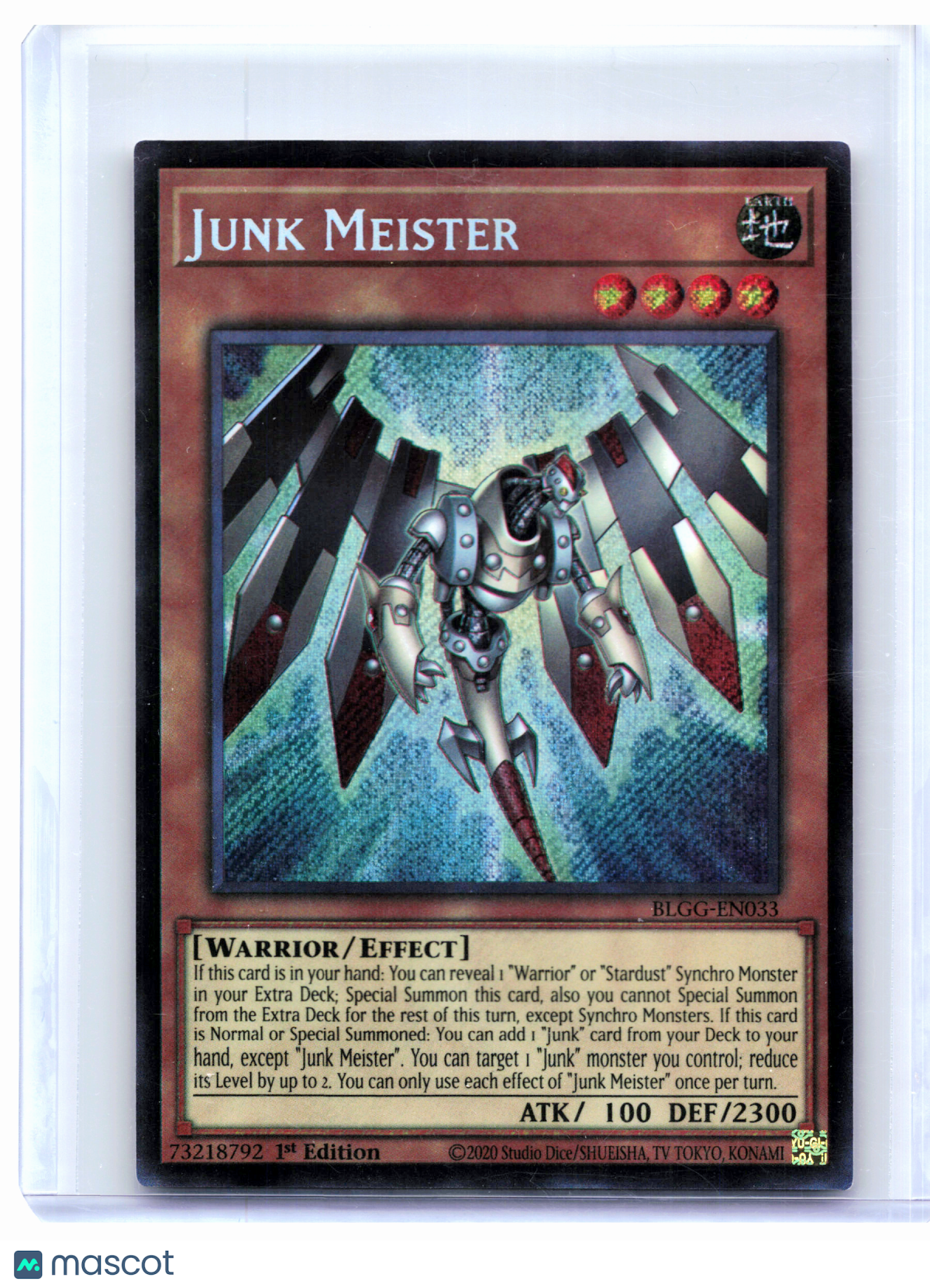 2026 YuGiOh—Junk Meister #BLGG-EN033 Battles of Legend—Secret Rare Foil (1st Ed)