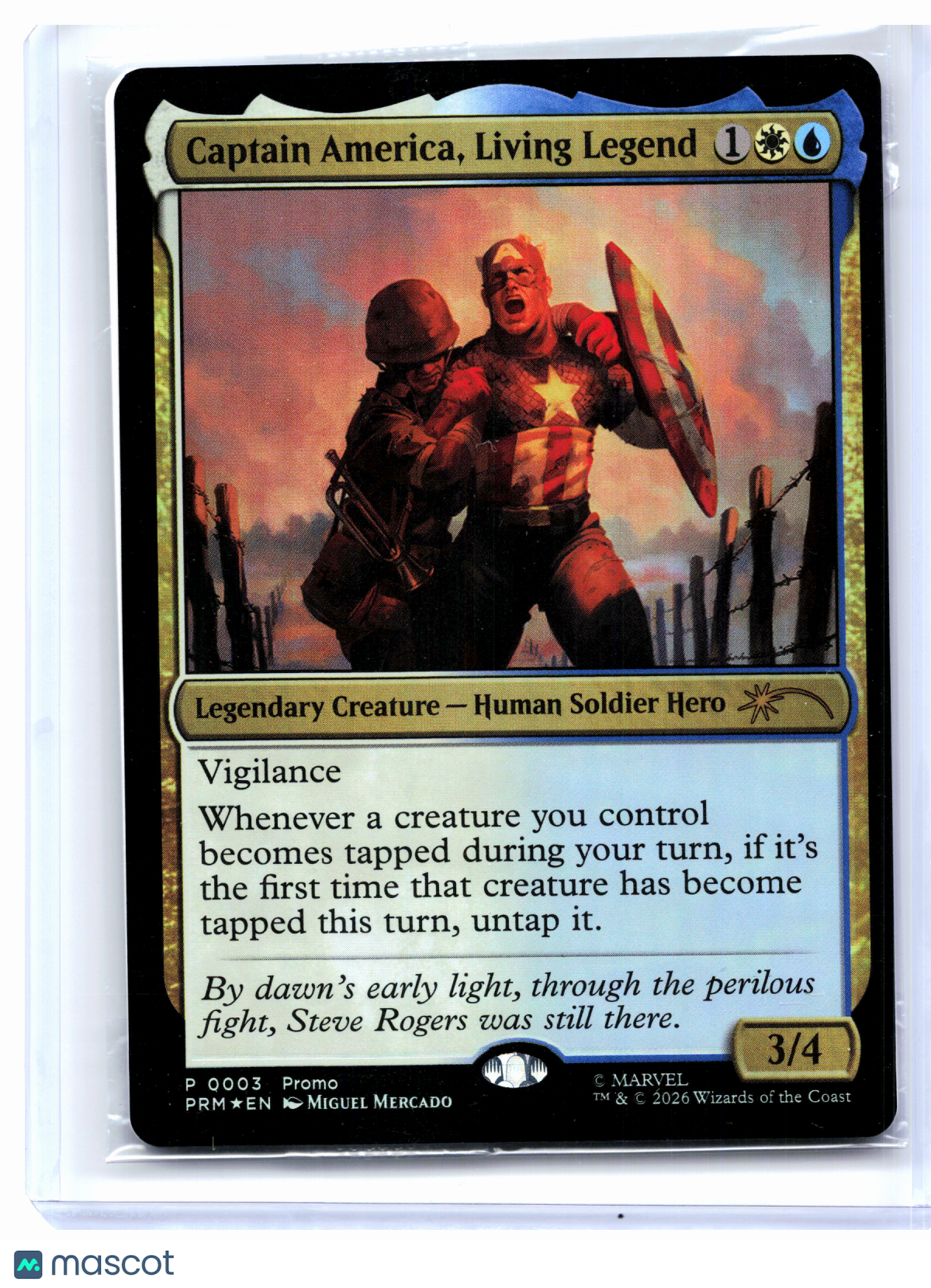 2026 Magic: TG—Captain America, Living Legend #0003 Media Promos—Foil [Sealed]