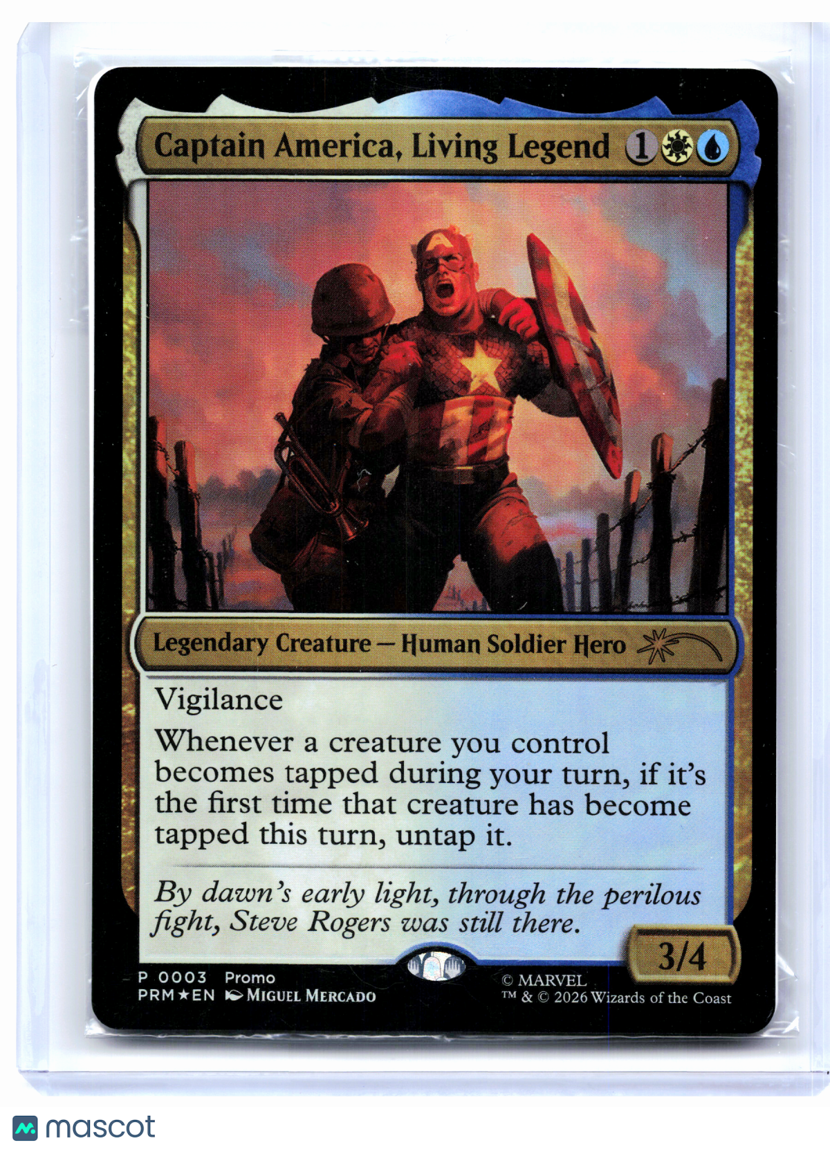 2026 Magic: TG—Captain America, Living Legend #0003 Media Promos—Foil [Sealed]