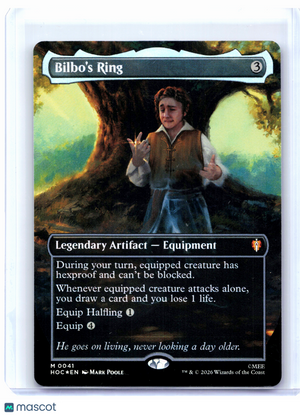 2026 Magic: TG—Bilbo's Ring (Borderless) #0041 The Hobbit Eternal—Mythic Foil