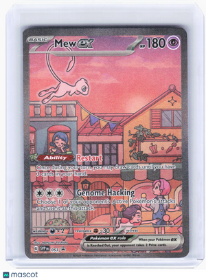 2023 Pokemon—Mew ex #53 Scarlet & Violet Promo Cards—Black Star Promo Holo [LP]
