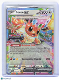 2025 Pokemon—Eevee ex #75 Prismatic Evolutions—RR Holo (PE Stamped) (Sealed)