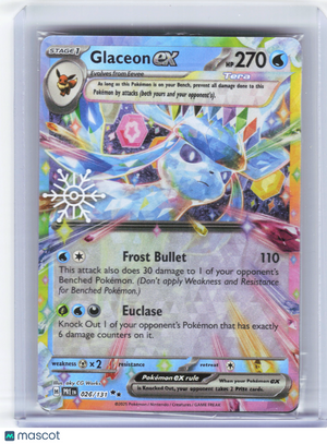 2025 Pokemon—Glaceon ex #26—RR Holo (Holiday Calendar Stamped) (Sealed)