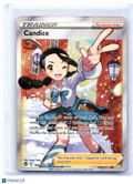 2022 Pokemon—Candice (Full Art) #189/195 Silver Tempest—Ultra Rare Holo