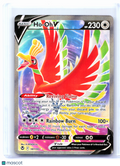 2022 Pokemon—Ho-Oh V (Full Art) #187/195 Silver Tempest—Ultra Rare Holo