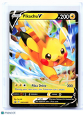 2023 Pokemon—Pikachu V #SWSH285 Sword & Shield Promos—Black Star Promo Holo [LP]