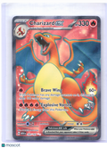 2023 Pokemon—Charizard ex #183/165 Scarlet & Violet 151—Ultra Rare Holo