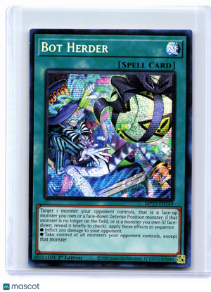 2025 Yu-Gi-Oh!—Bot Herder #MP25-EN149—Prismatic Secret Rare Foil (1st Ed) [LP]