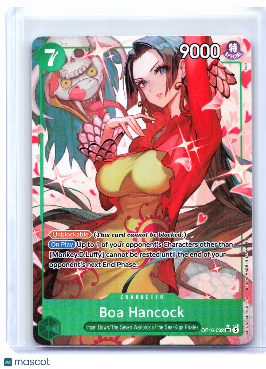 2026 One Piece—Boa Hancock (Alternate Art) #OP16-032 The Time of Battle—SR Foil