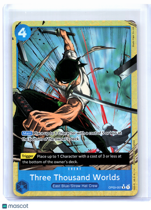 2024 One Piece—Three Thousand Worlds (Alt Art) #OP03-057 The Best Vol. 1—R Foil