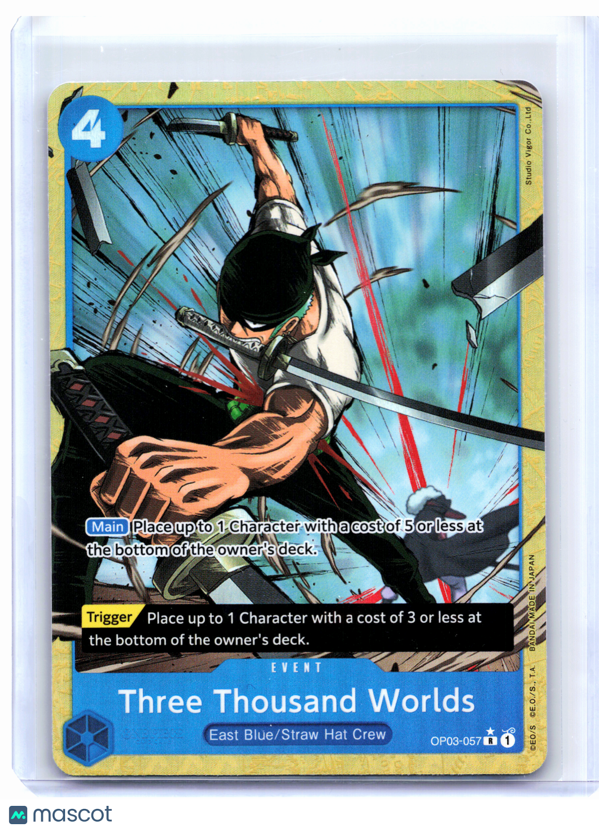 2024 One Piece—Three Thousand Worlds (Alt Art) #OP03-057 The Best Vol. 1—R Foil