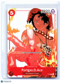 2023 One Piece—Portgas.D.Ace (Gift Collection 2023) #P-028 OP-PR—Promo Foil
