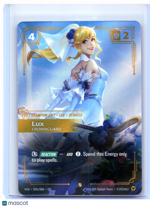 2026 Riftbound: League of Legends—Lux, Crownguard #SP6/006 Vendetta—Epic Foil