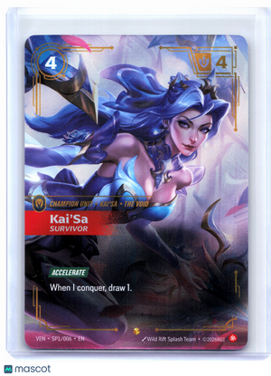 2026 Riftbound: League of Legends—Kai'Sa, Survivor #SP1/006 Vendetta—Epic Foil