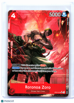 2025 One Piece—Roronoa Zoro (Alternate Art) #ST21-015 Gear 5—Super Rare Foil