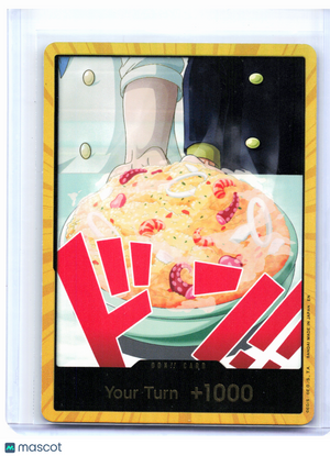 2025 One Piece Card Game—DON!! Card (Sanji) (Gold) The Best Vol. 2—DON!! Foil