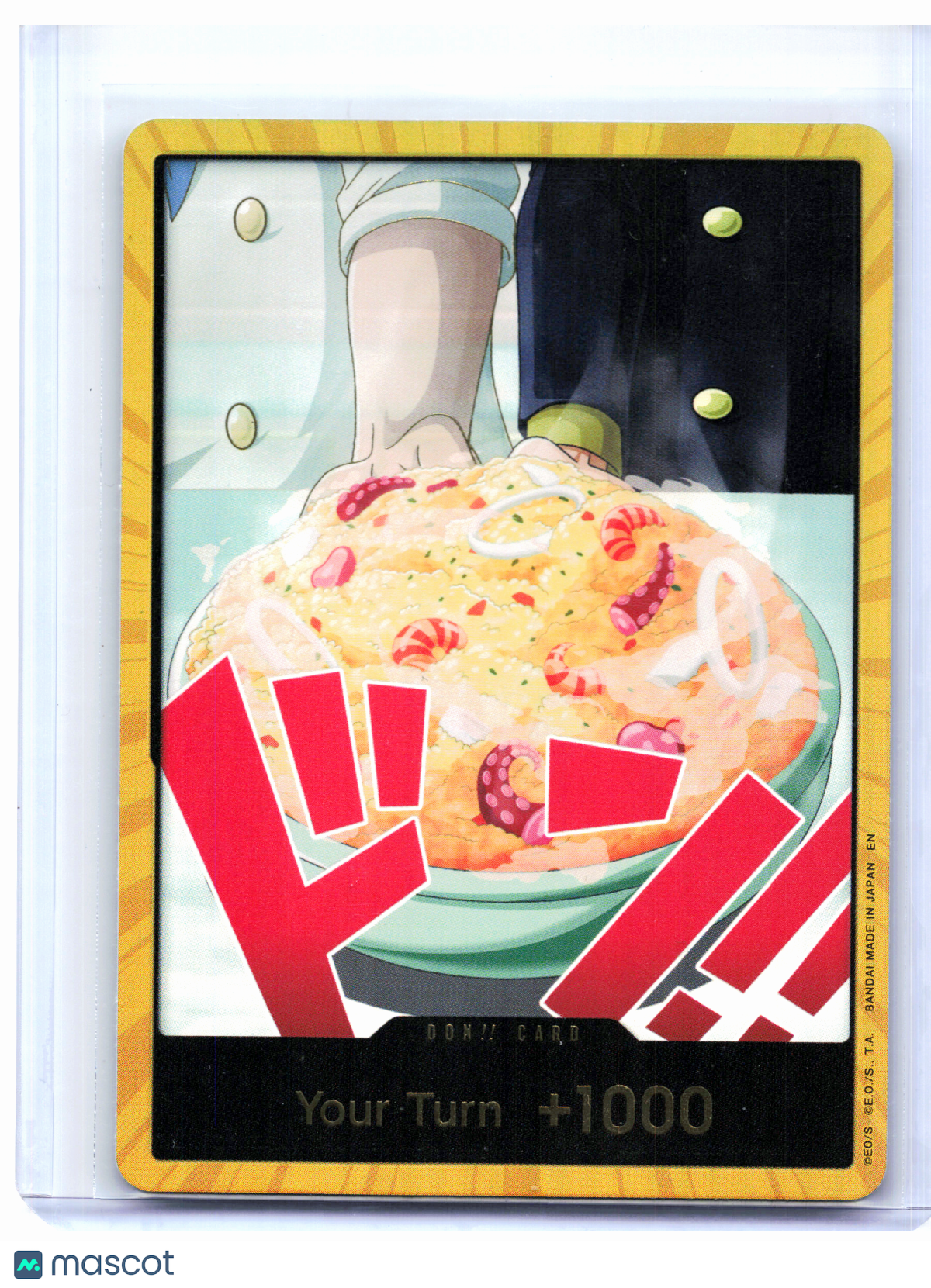 2025 One Piece Card Game—DON!! Card (Sanji) (Gold) The Best Vol. 2—DON!! Foil