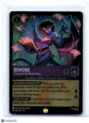 2025 Disney Lorcana—Demona #55/204 Whispers in the Well—Legendary Foil [LP]