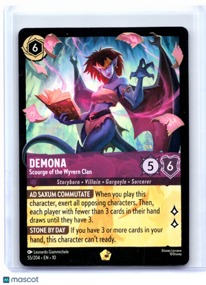2025 Disney Lorcana—Demona #55/204 Whispers in the Well—Legendary Nonfoil