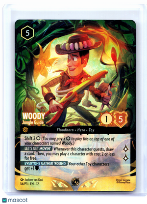 2026 Disney Lorcana—Woody - Jungle Guide (Store Championship) #54/P3—Promo Foil