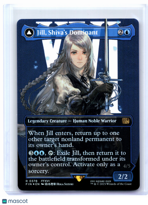 2025 Magic: TG—Jill, Shiva's Dominant (Borderless) #0378 FINAL FANTASY—Rare Foil